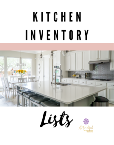 Kitchen Inventory Lists