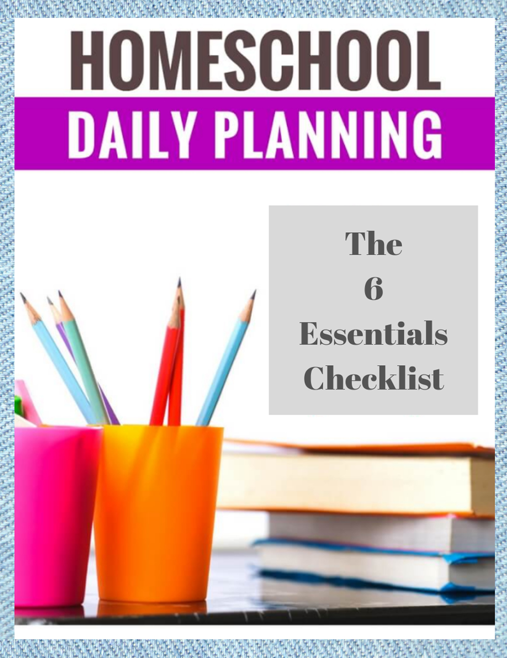 Homeschool Essentials Checklist
