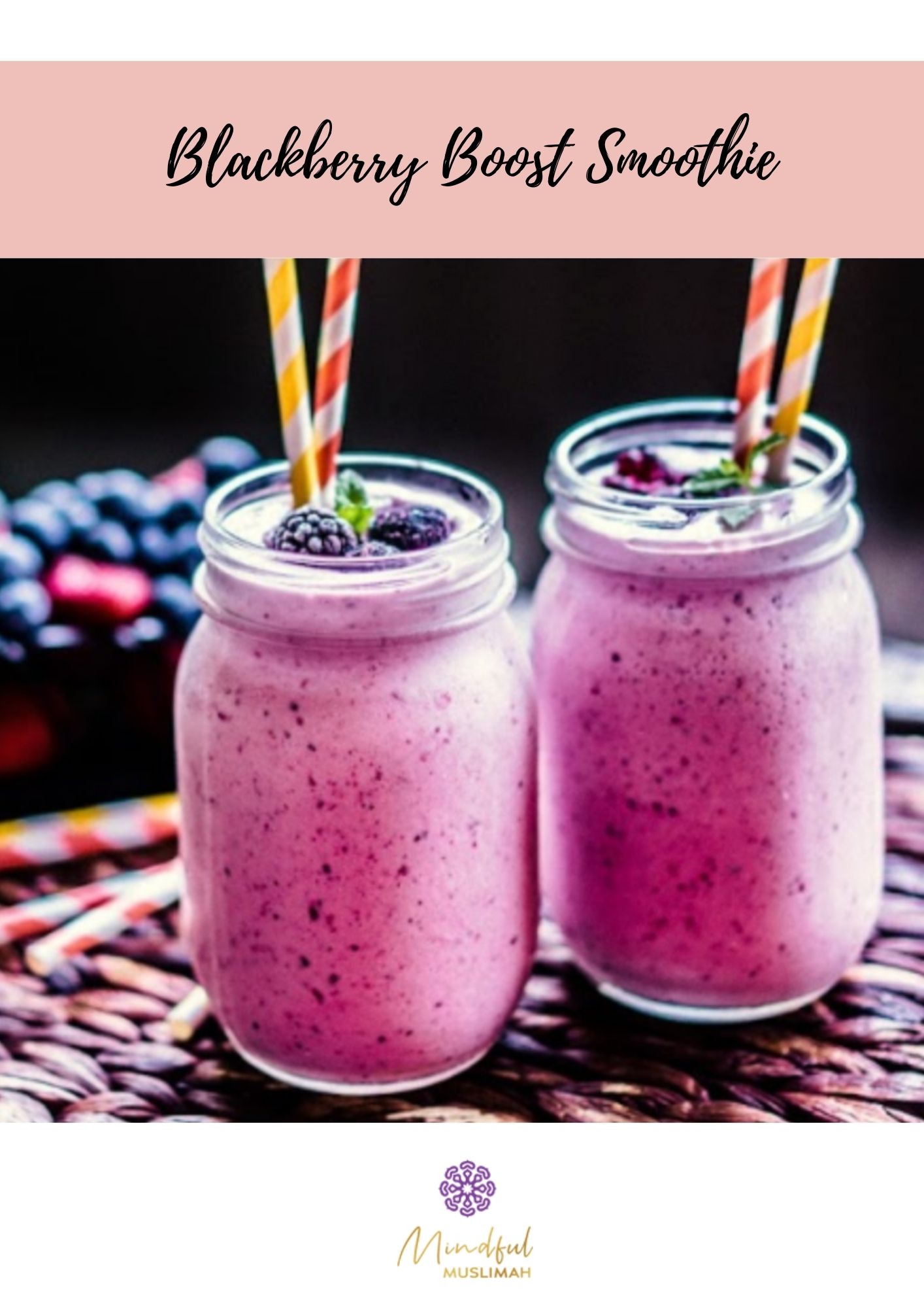 Blackberry boost smoothie